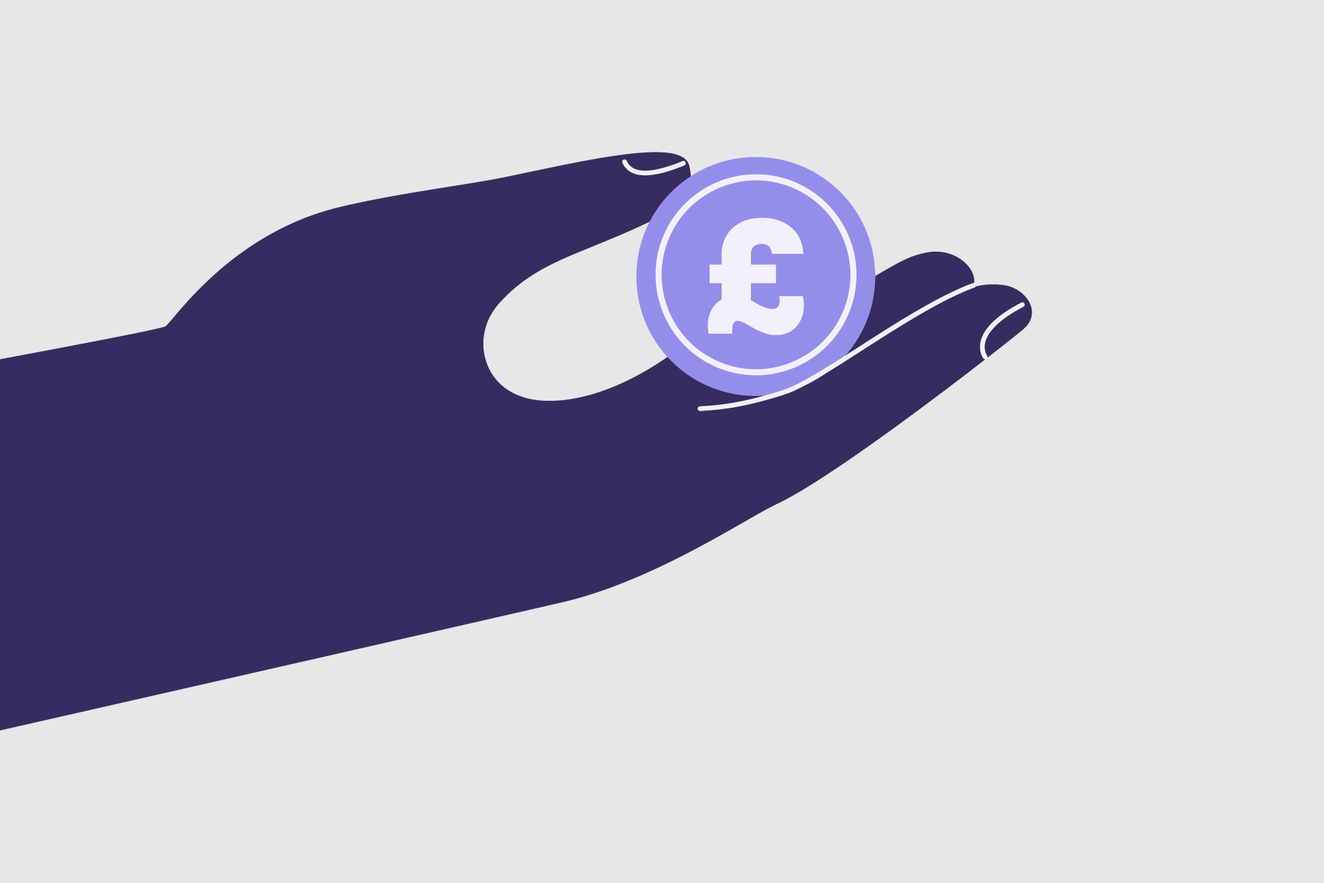 Image showing a hand depicting Payroll professional reviewing payroll data